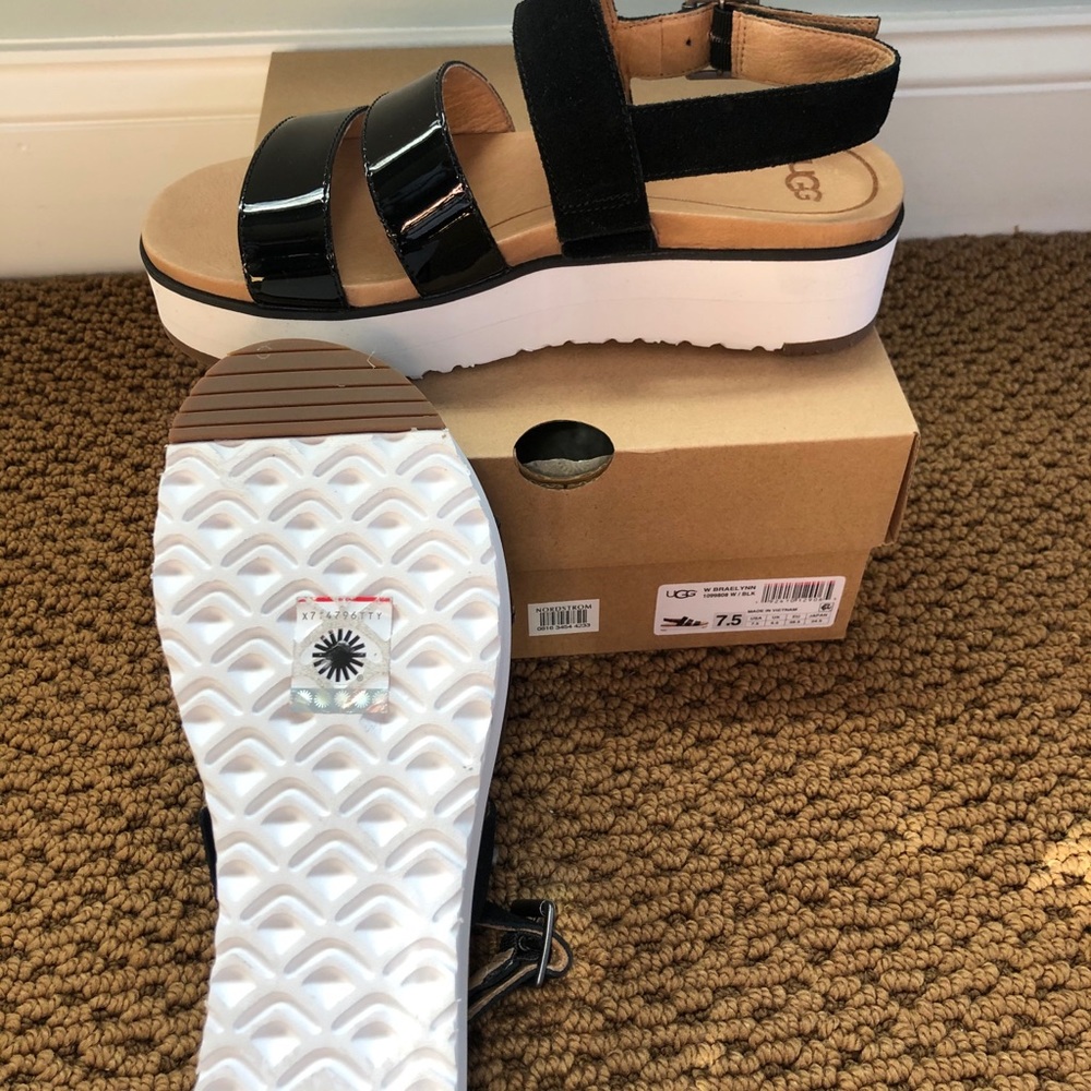 UGG sandals. WORN ONCE.